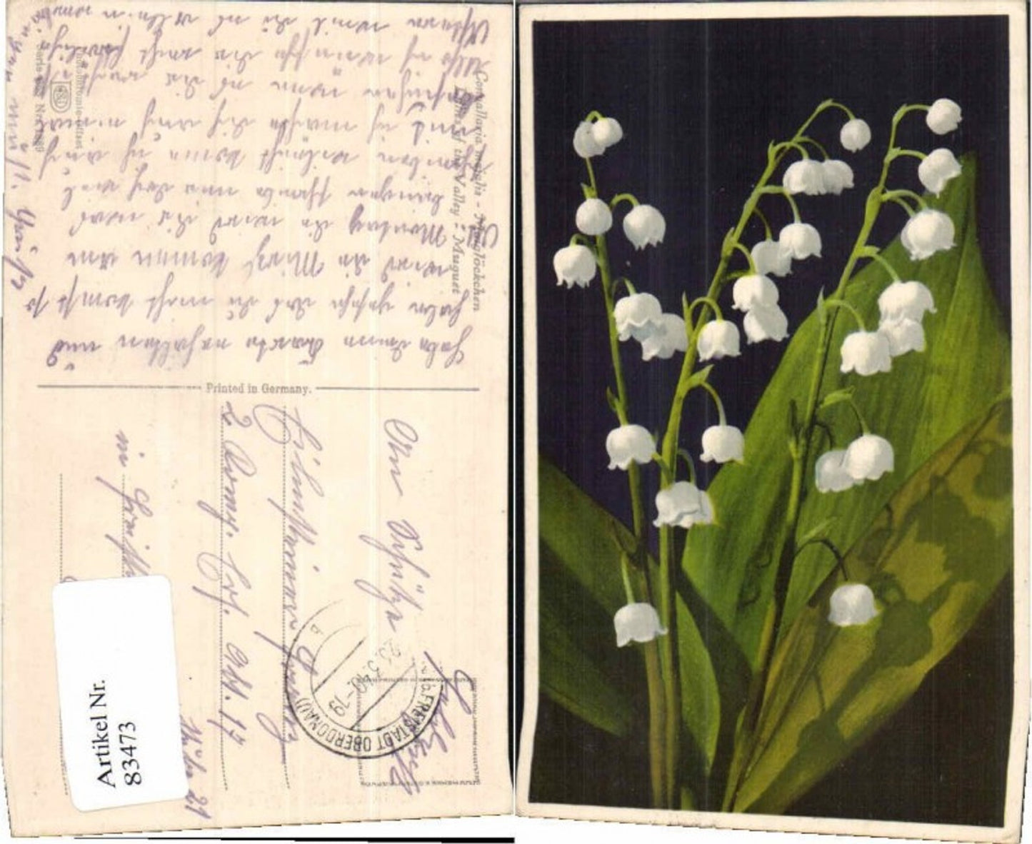 83473, Photochromie Ser 363-1889 Lily of the Valley