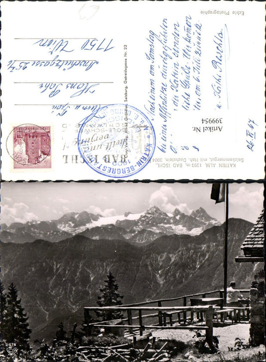 399954,Bad Ischl Katrin Alm Terrasse Bergkulisse pub Cosy 678