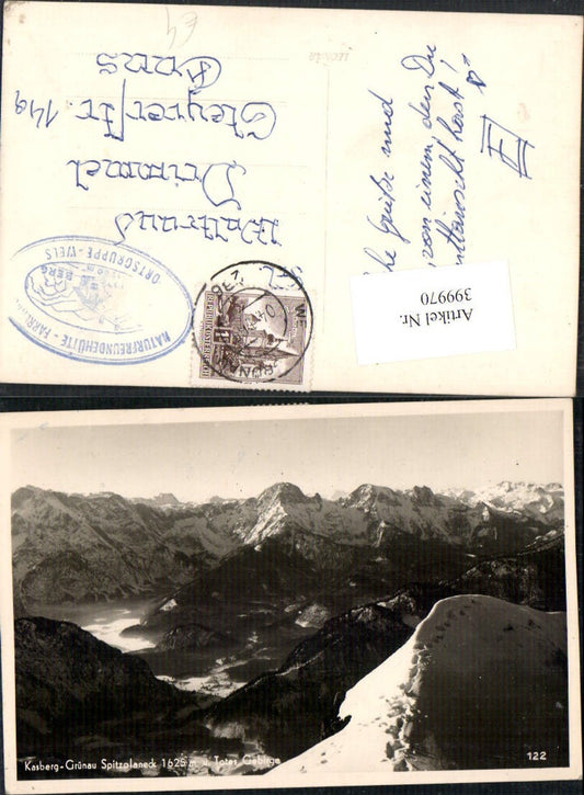 399970,Kasberg Grünau Spitzplaneck u. Totes Gebirge Bergkulisse