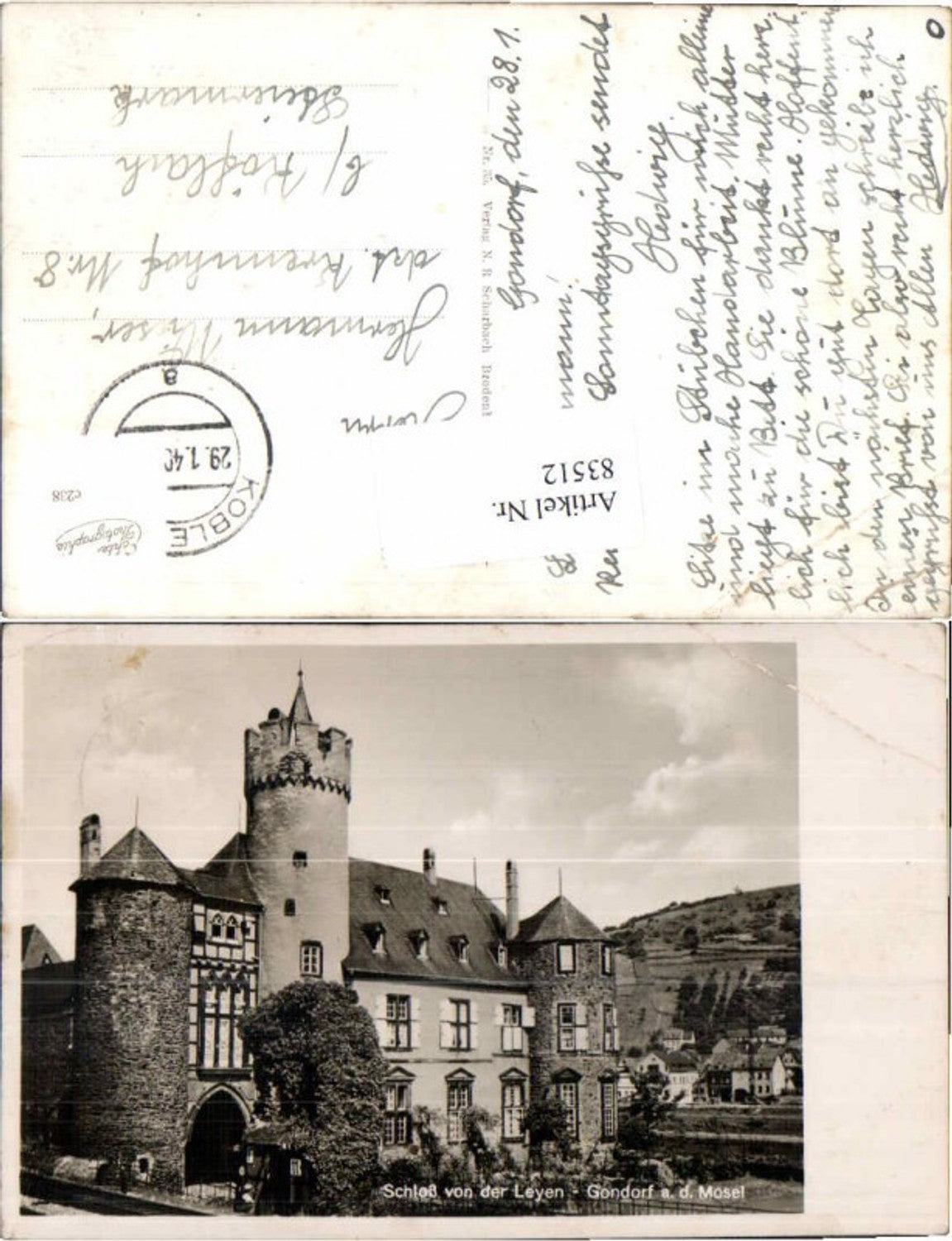83512,Schloss v. Leyen Gondorf a.d. Mosel