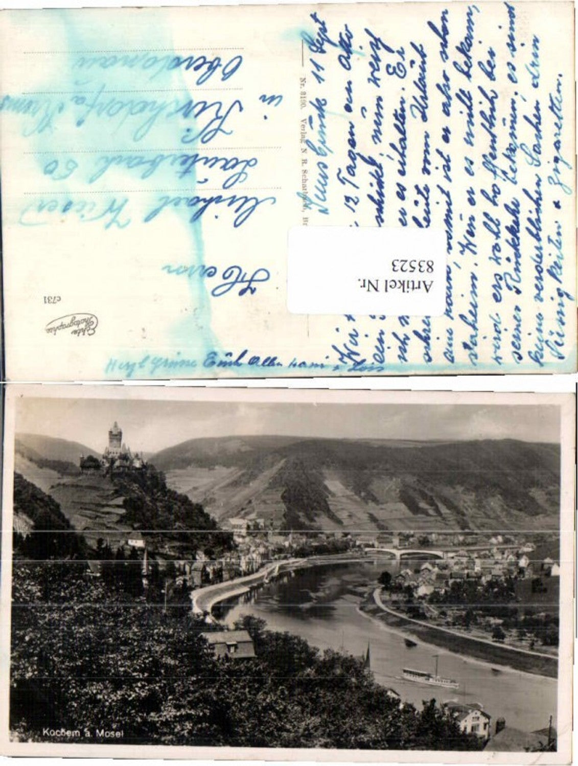 83523,Kochem a.d. Mosel Totale 1940 Cochem
