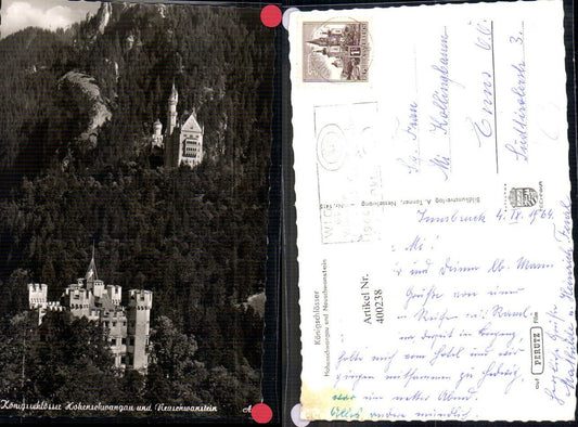 400238,Schloss Königsschloss Hohenschwangau u. Neuschwanstein