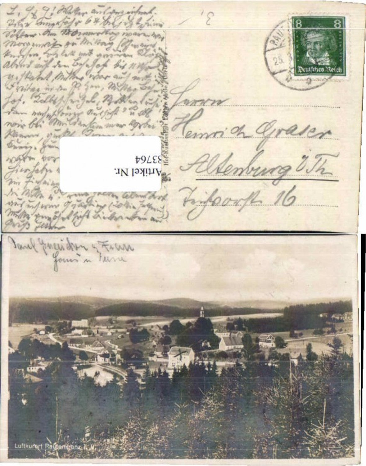 83764,Rautenkranz im Vogtland Morgenröthe Muldenhammer