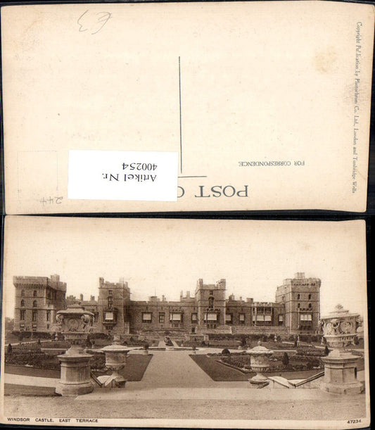 400254,Schloss Windsor Castle East Terrace