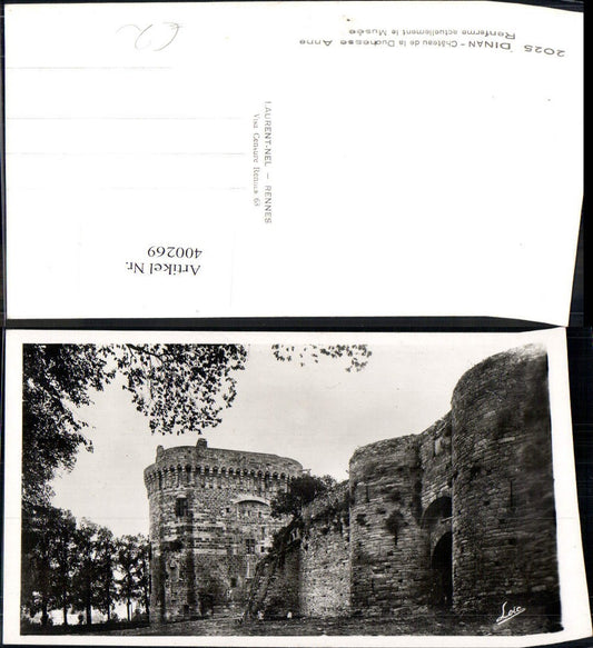 400269,Foto Ak Schloss Dinan Chateau de la Duchesse Anne Renferme actuellement le Musee