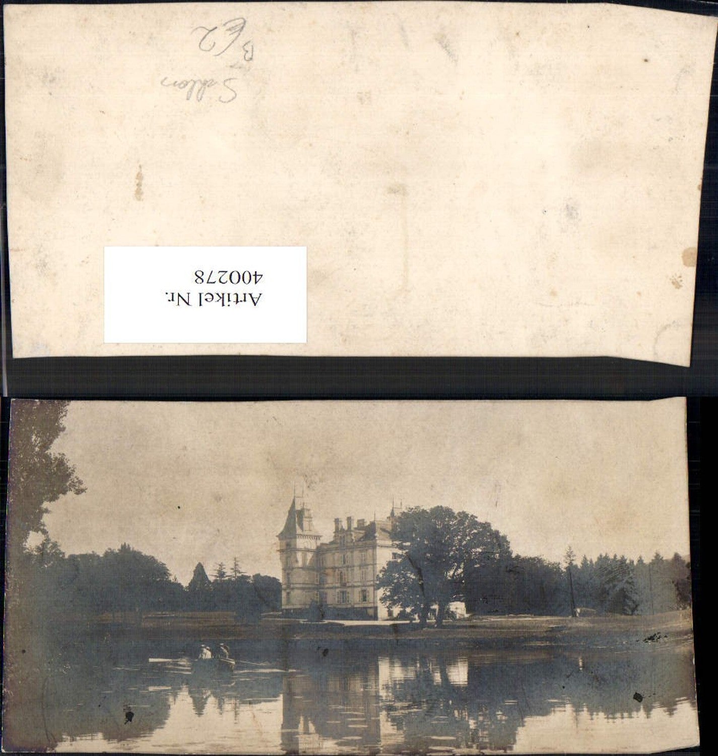 400278,Schloss Boot Ruderboot