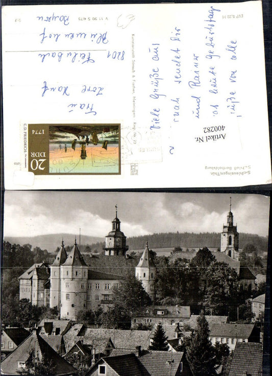 400282,Foto Ak Schloss Bertholdsburg Schleusingen Thüringen