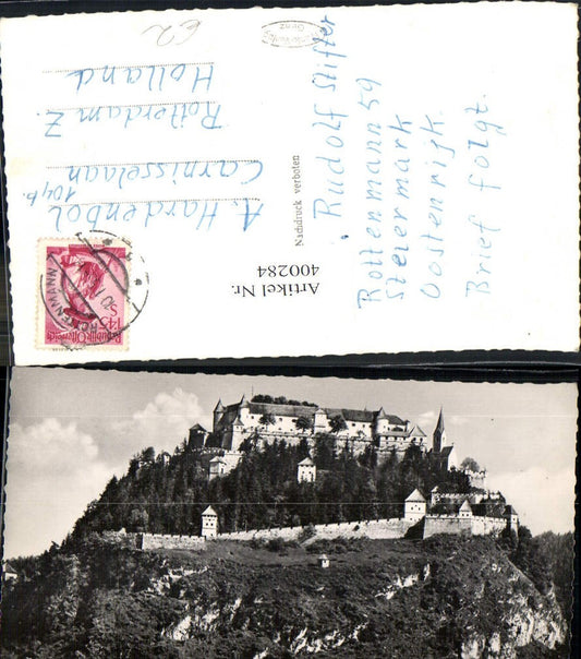 400284,Foto Ak Schloss Hochosterwitz