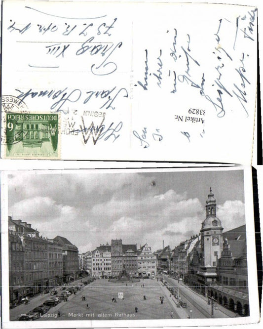 83829,Leipzig Markt Altem Rathaus