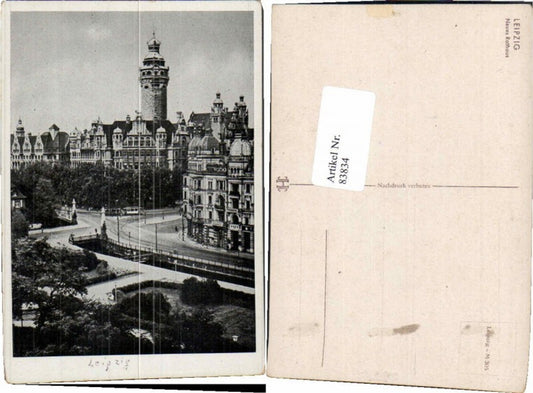 83834,Leipzig Neues rathaus Partie