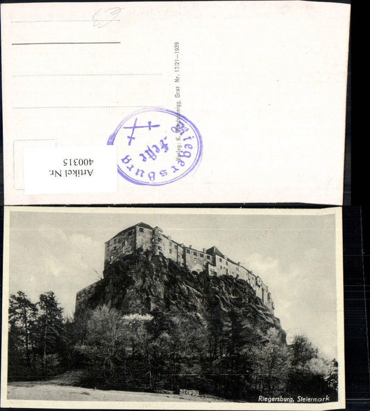 400315,Burg Riegersburg