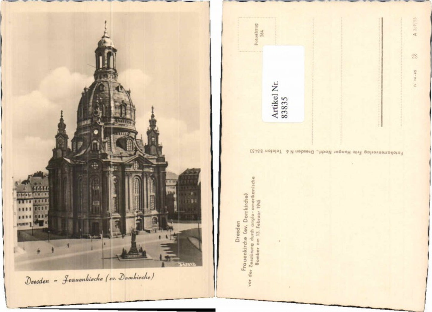 83835, Dresden Frauenkirche Cathedral