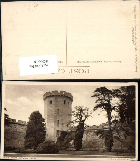 400318,Schloss Guys Tower Warwick Castle Turm