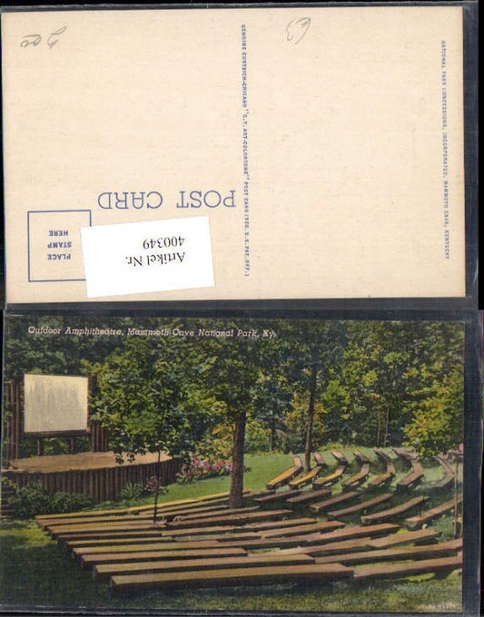 400349,Mammoth Cave National Park Outdoor Amphitheatre Theater