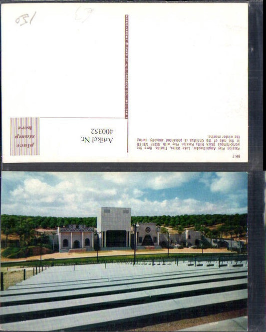 400352,Lake Wales Florida Passion Play Amphitheatre Theater Passionsspiele Religion