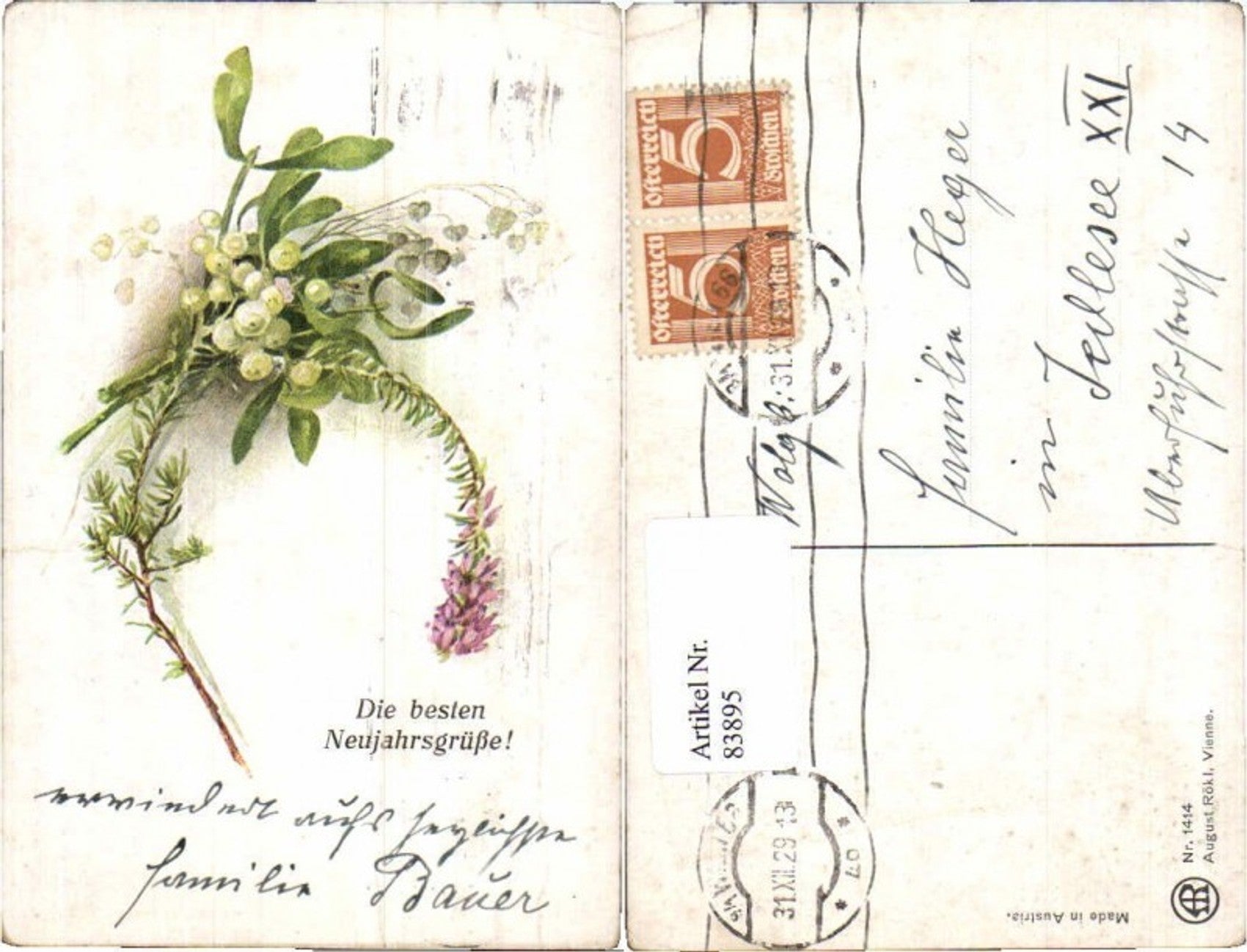 Alte Ansichtskarte – Old Postcard