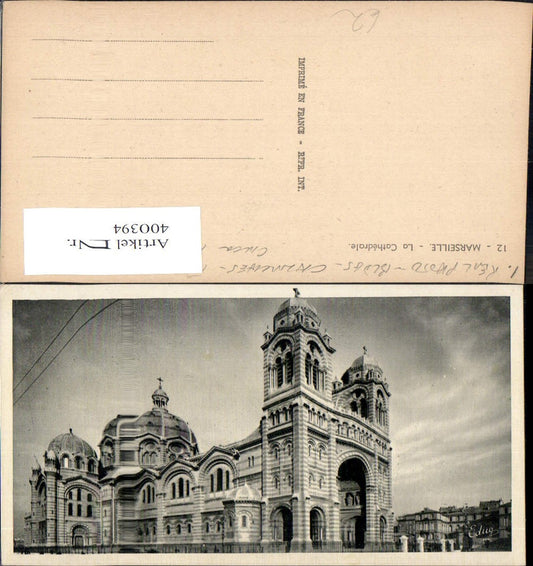 400394,Marseille La Cathedrale Kathedrale Kirche