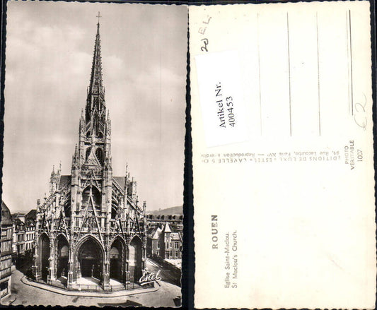 400453,Foto Ak Rouen Eglise Saint-Maclou St Maclous Church Kirche