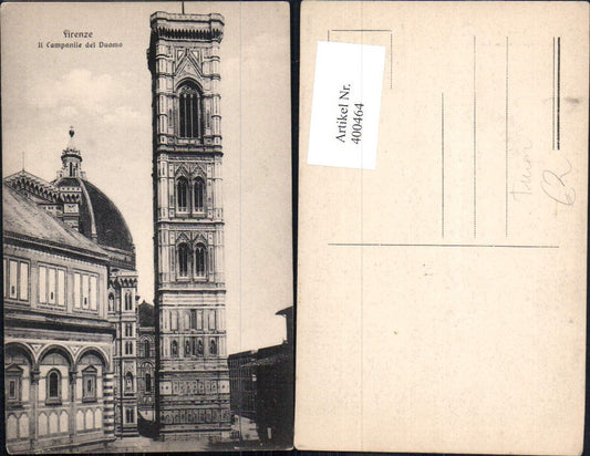 400464,Kirche Firenze Florenz Il Campanile del Duomo Dom Turm