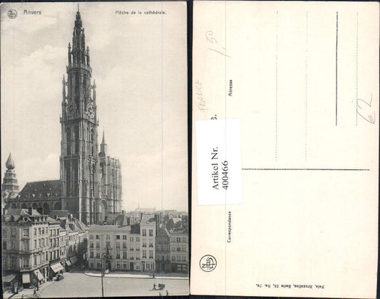 400466,Kirche Anvers Antwerpen Fleche de la cathedrale Kathedrale