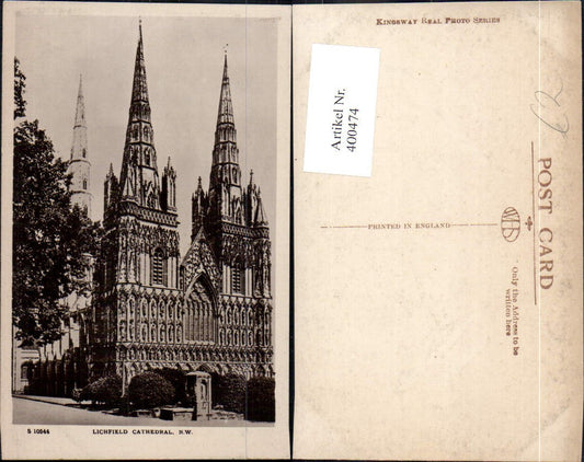 400474,Kirche Lichfield Cathedral N.W.