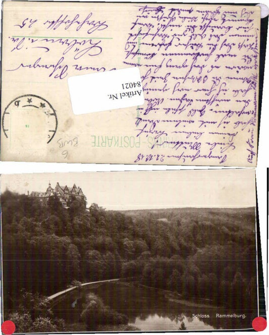 84021,FotoAK Schloss Rammelburg Mansfeld