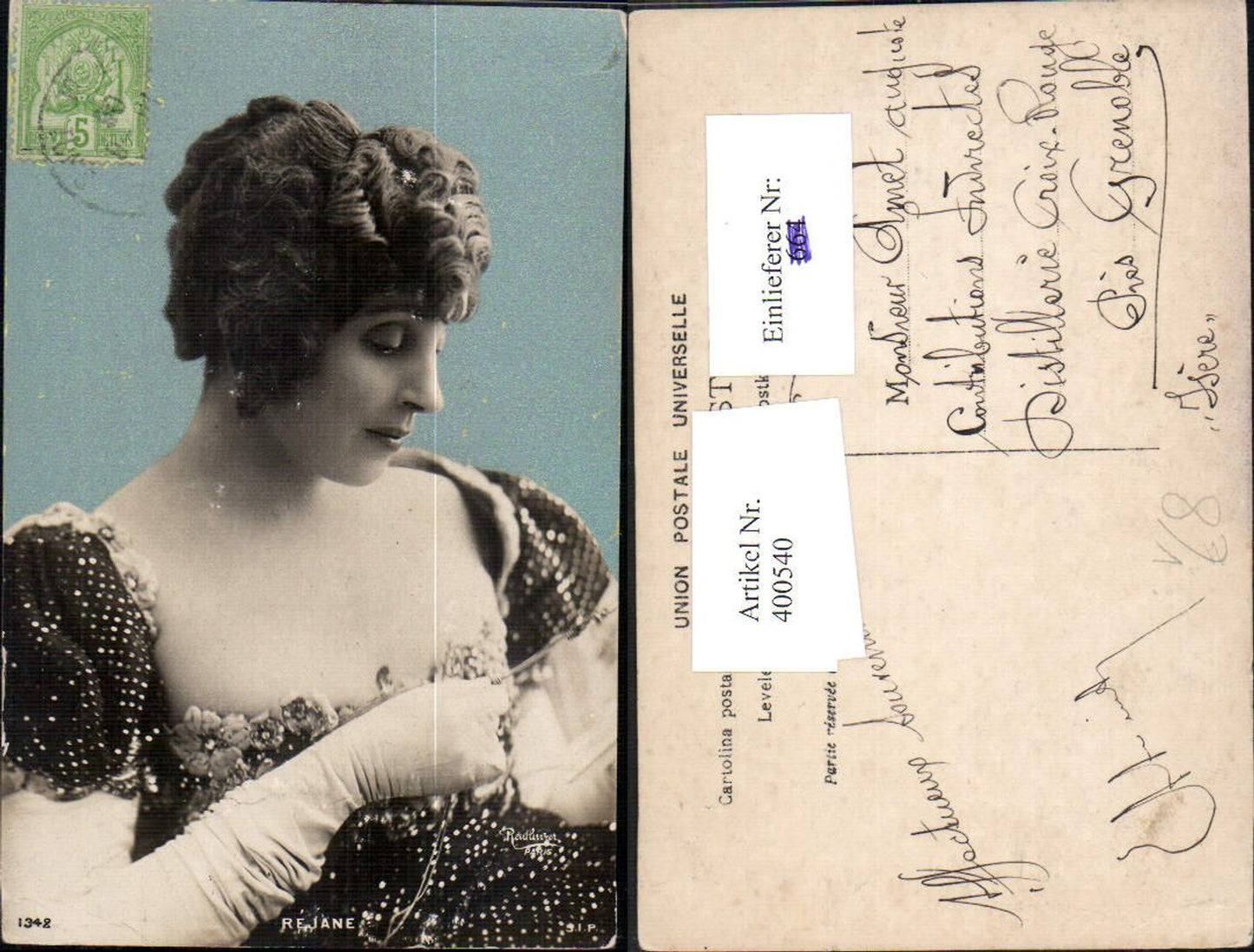 400540,Fotokunst Rejane Frau Portrait pub Reutlinger 1342
