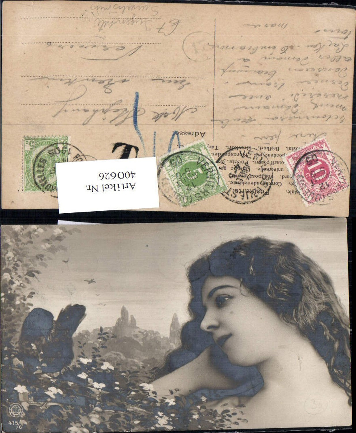400626,Fotokunst Frau Vogel Surrealismus pub NPG 415/6