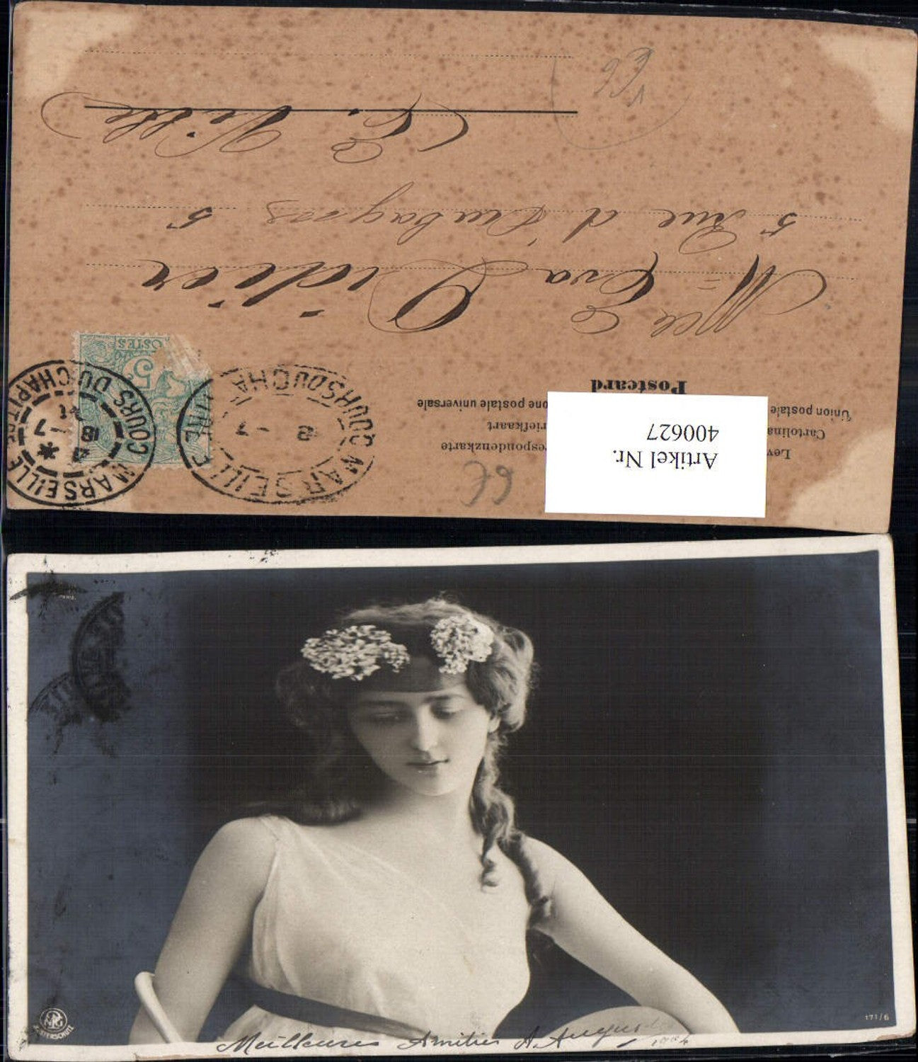 400627,Fotokunst Frau Kopfschmuck pub NPG 171/6