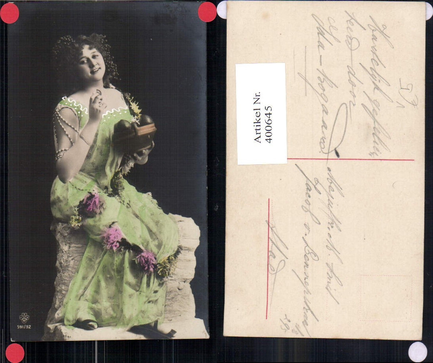 400645,Fotokunst Frau Weintrauben i. Haar Essen Obst pub RPH SBW 591/92