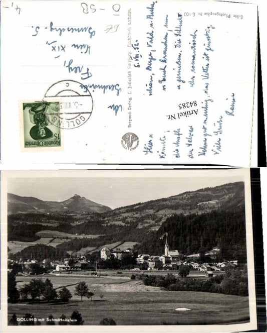 84285,Golling m. Schmittenstein Ortsansicht