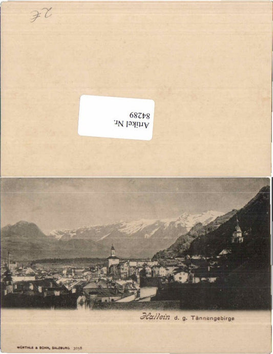84289,Hallein g. Tennengebirge 1905