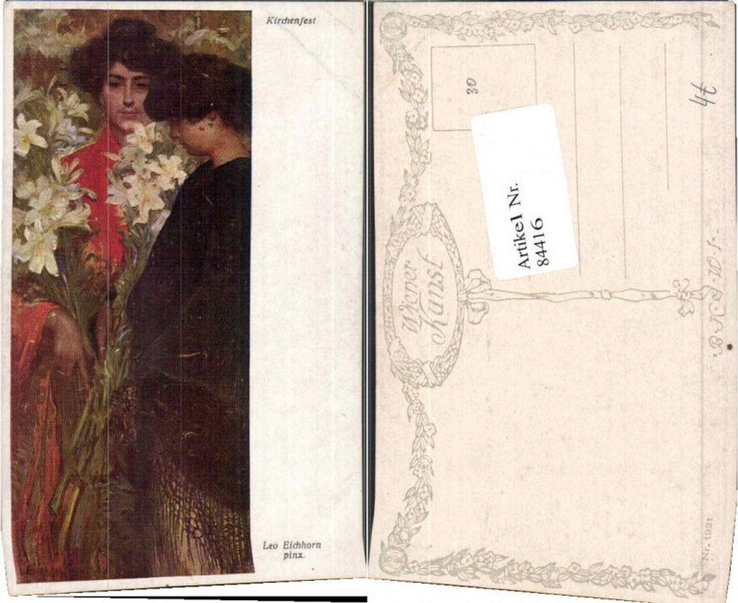 84416,Leo Eichhorn Kirchenfest B.K.W.I 1921