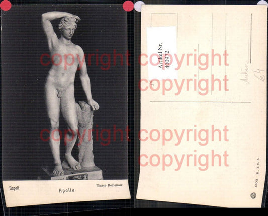 400972,Apollo Statue Archäologie