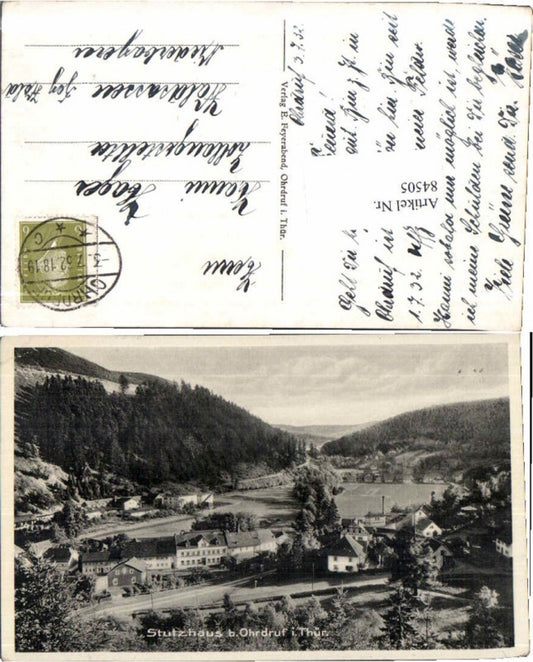 84505,Stutzhaus Luisenthal b. Ohrdruf 1932