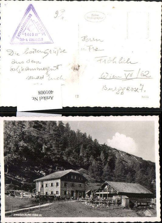 401008,Zwieselalpe Zwieselalm b. Gosau