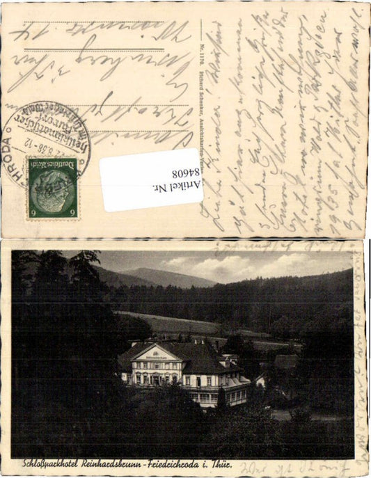84608,Reinhardsbrunn Friedrichroda Hotel 1936