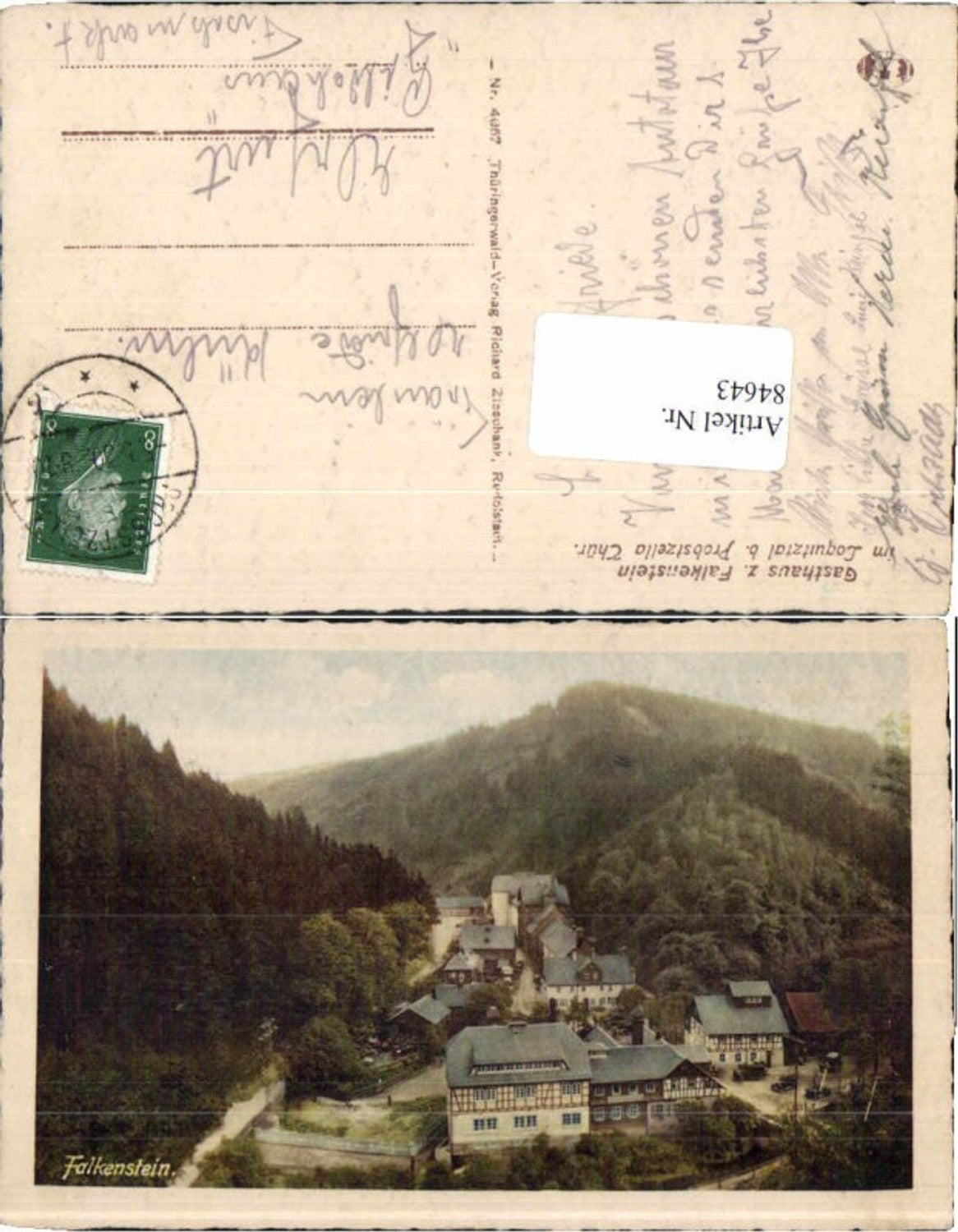 84643, Falkenstein Gasthaus near Probstzella, Loquitztal
