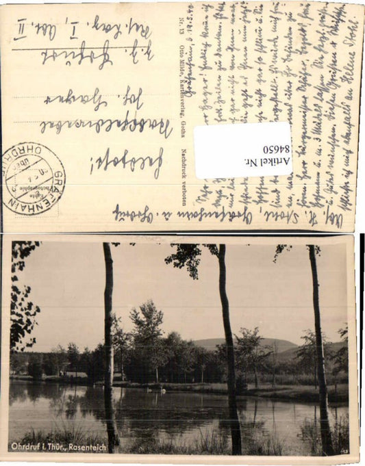 84650,Ohrdruf in Thüringen Rasenteich