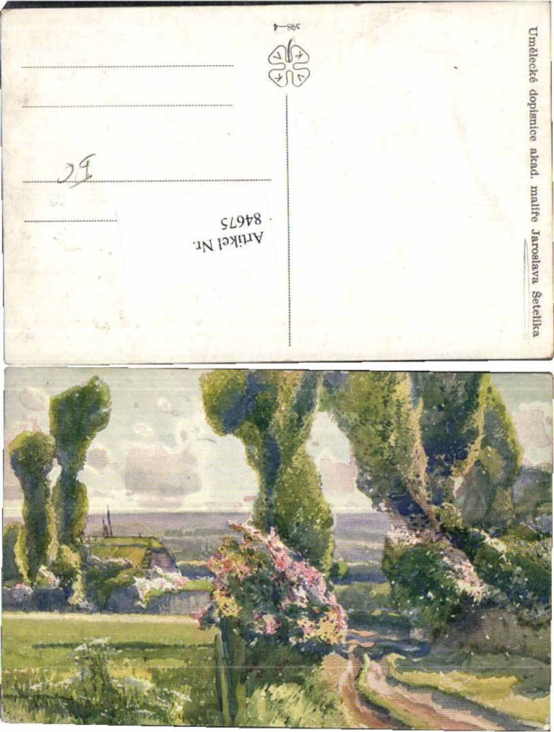 84675, Jaroslav Setelik artist card Czech Republic