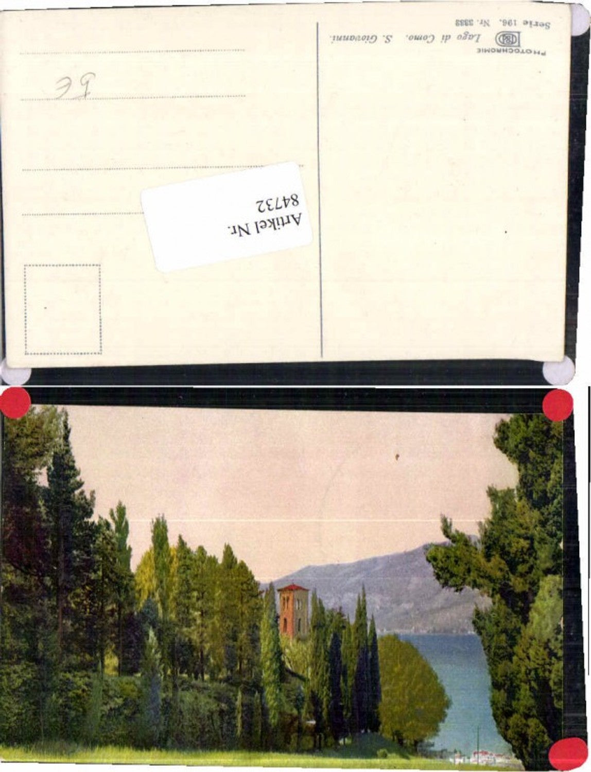 84732,Photochromie 196-3332 Lago di Como S. Giovanni