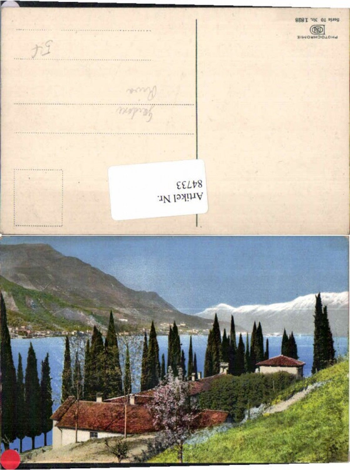 84733,Photochromie Ser. 70-1828 Gardasee Riva Trentino