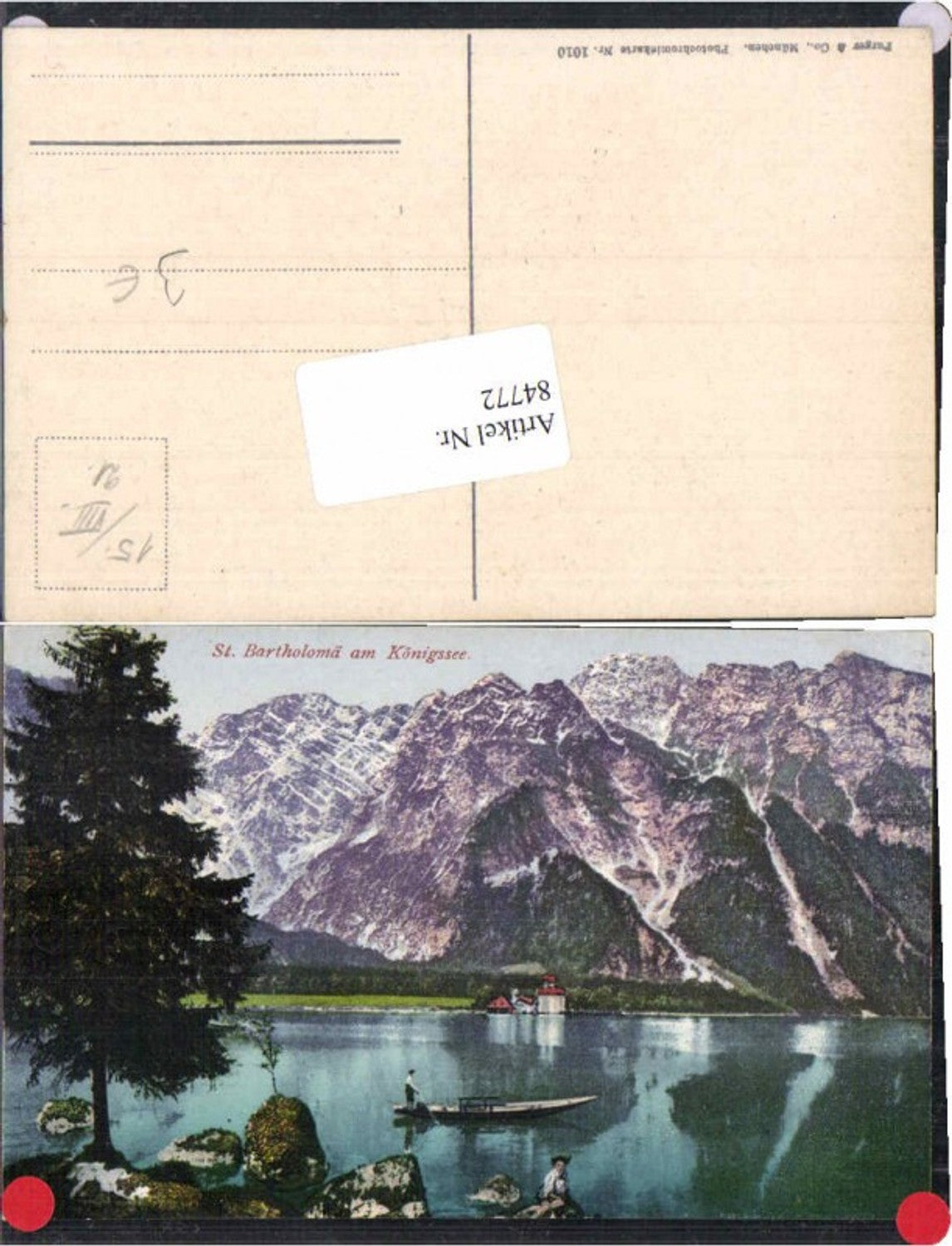 84772,St Bartholomä Königsee Berchtesgaden Purger Co 1010