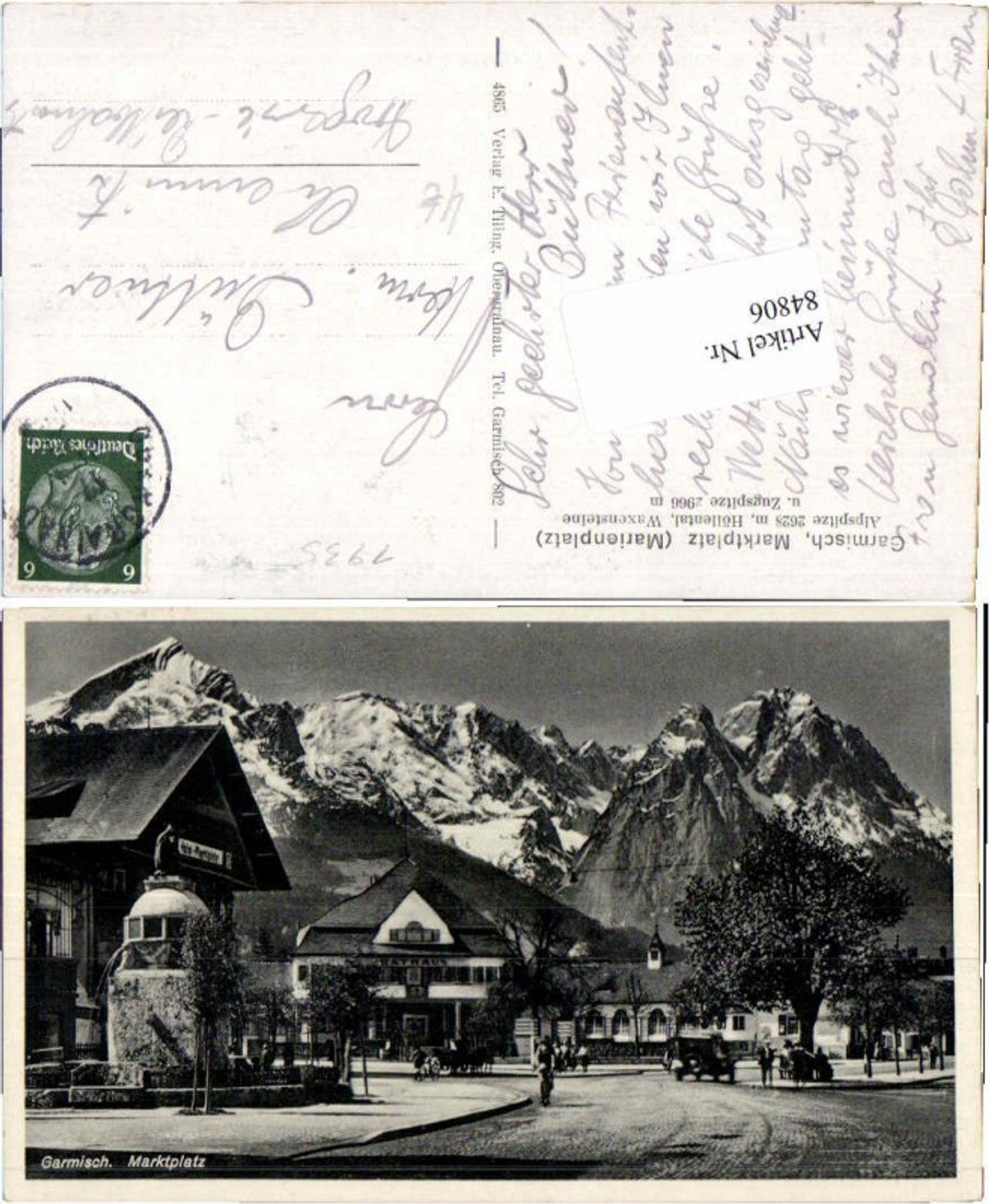 84806,Garmisch Partenkirchen Marktplatz Hotel Gasthaus