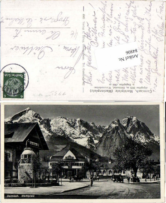 84806,Garmisch Partenkirchen Marktplatz Hotel Gasthaus