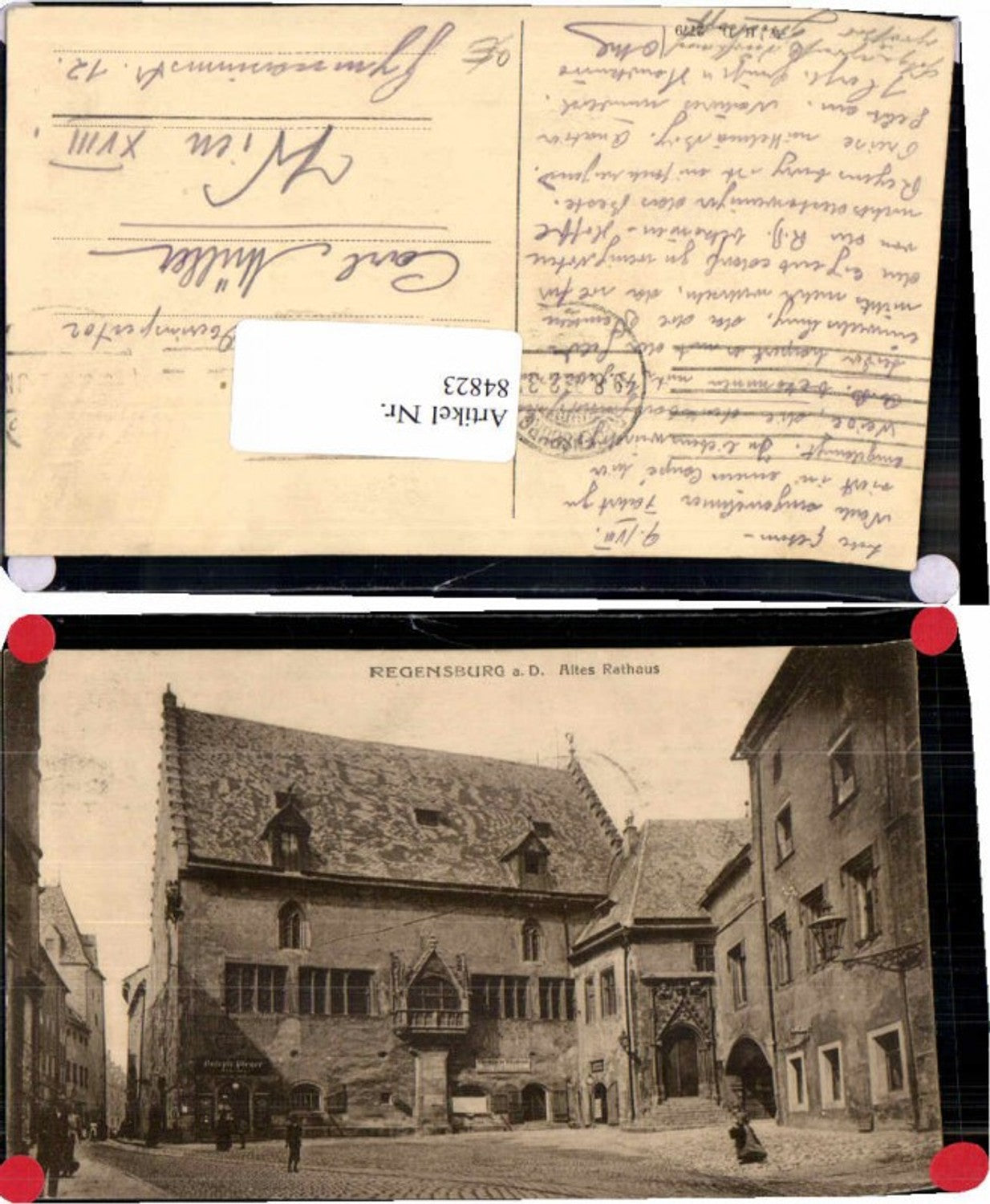 84823,Regensburg a.Donau Altes Rathaus 1910