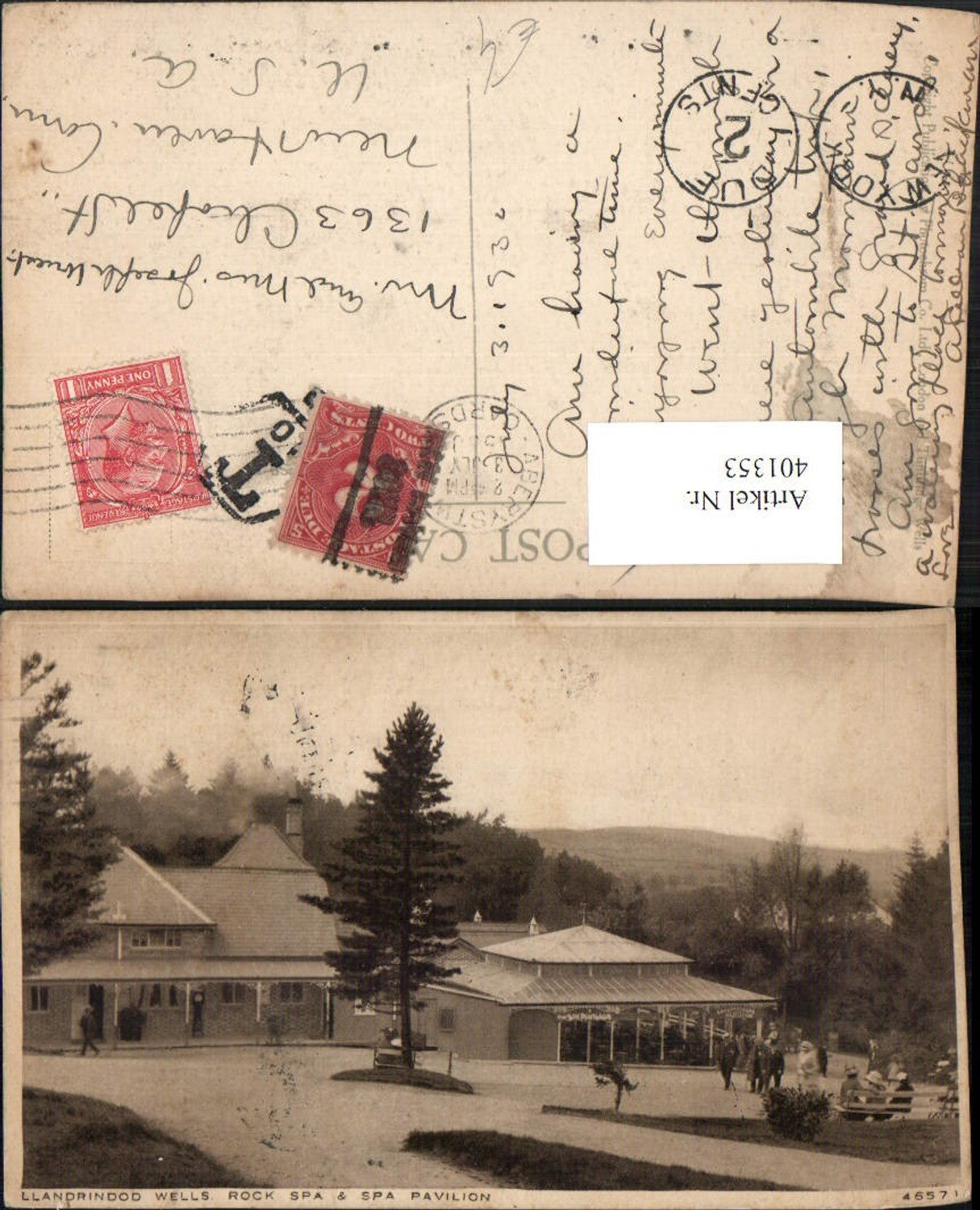 Alte Ansichtskarte – Old Postcard