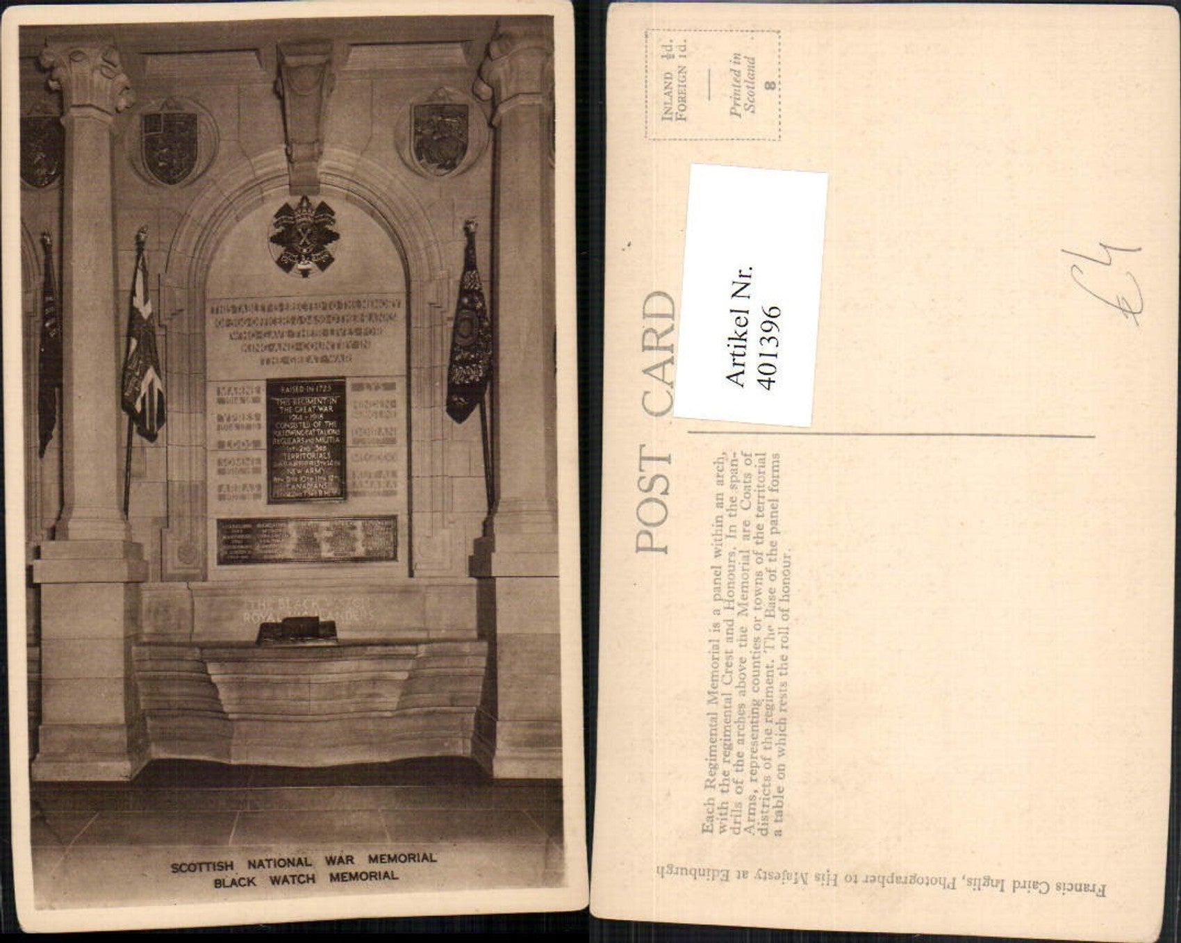 Alte Ansichtskarte – Old Postcard