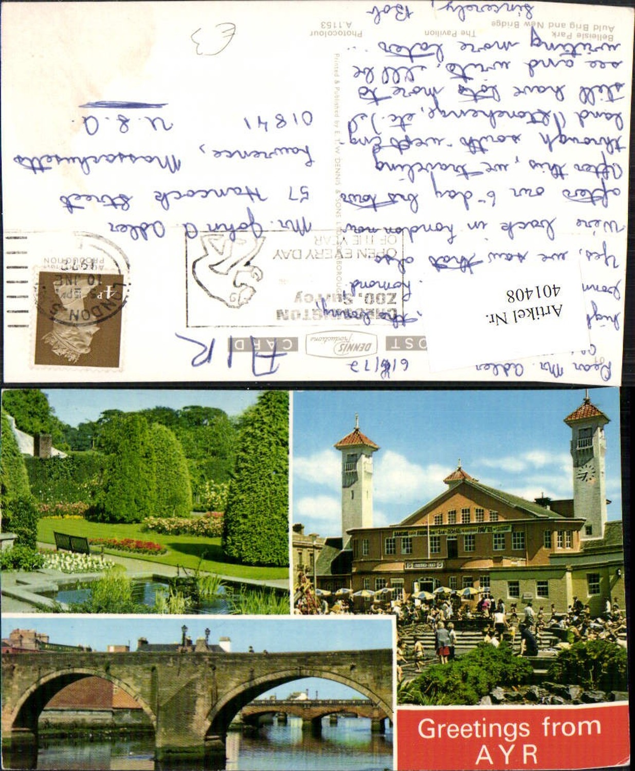 Alte Ansichtskarte – Old Postcard