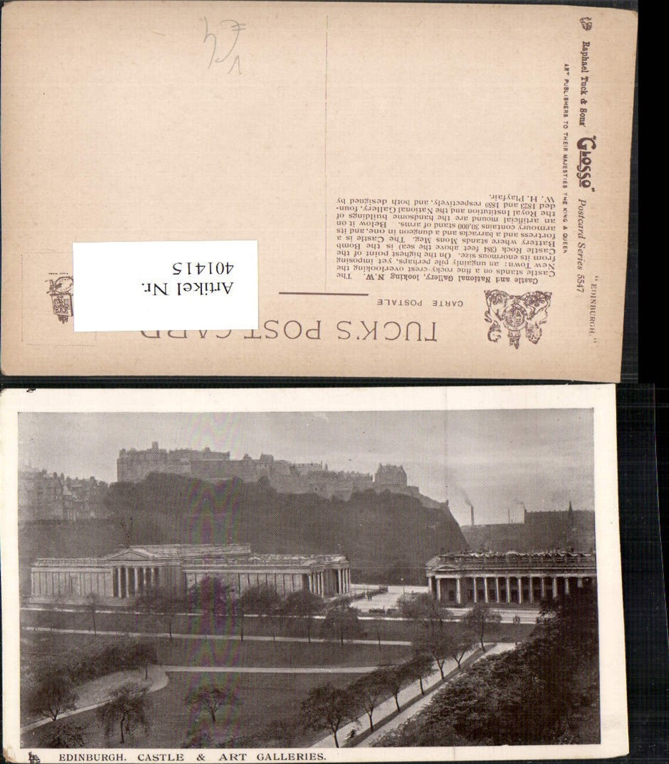 Alte Ansichtskarte – Old Postcard
